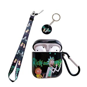 nolega fancy funny friendly gestures and unique imd process tpu soft airpods case, personalised with cartoon lanyard keychain airpods 1/2 case cover