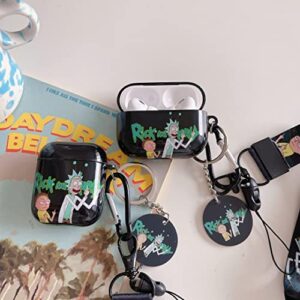 NOLEGA Fancy Funny Friendly Gestures and Unique IMD Process TPU Soft AirPods Pro 2019 Case Compatible AirPods Pro 2nd Generation Case（2022 Release） With Cartoon Lanyard Keychain AirPods Pro 1/2nd Case