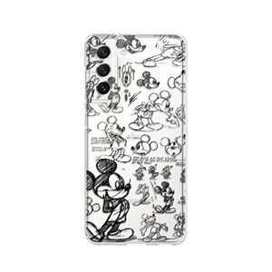 keqili for galaxy note 10 case,cute cartoon mickey mouse painted pattern women girls kids soft tpu clear protective phone case cover for samsung galaxy note 10,black