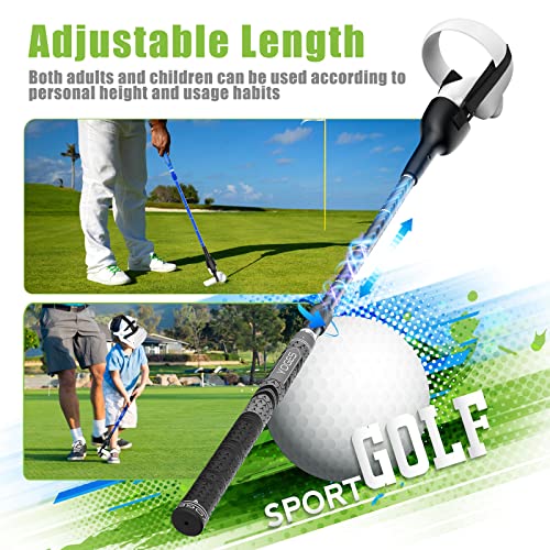 YOGES VR Golf Club Handle Compatible with Oculus Quest 2, Adjustable Length Realistic Golf Club Attachment for Quest 2, Virtual Reality Grips Accessories for Golf +, Golf 5 eClub