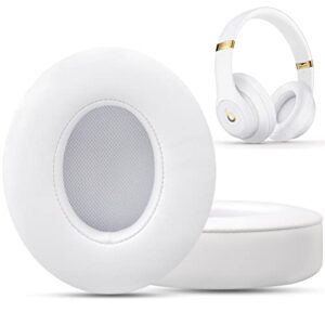 gvoears replacement ear pads for beats studio 3, ear cushions for beats studio 2&studio 3 wired & wireless not fit beats solo on-ear headphone with stronger 3m adhesive tape thicker memory foam