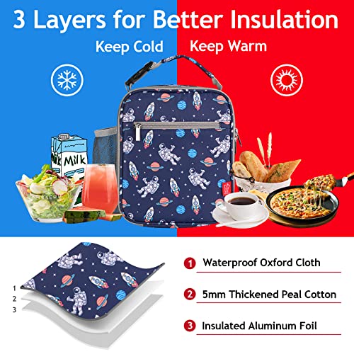 yookee home Lunch Box for Boys Lunch Bag Kids Lunch Box Insulated Lunch Bag Small Lunch Box for Kids Meal Prep Lunch Box Toddler Lunch Box for Daycare Kawaii Lunch Bag Cute Lunch Box Boys Lunch Box