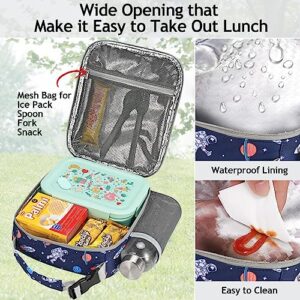 yookee home Lunch Box for Boys Lunch Bag Kids Lunch Box Insulated Lunch Bag Small Lunch Box for Kids Meal Prep Lunch Box Toddler Lunch Box for Daycare Kawaii Lunch Bag Cute Lunch Box Boys Lunch Box