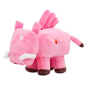 2023 new minecraft legends plush, 10" long toothed pig plushies toy for game fans gift, soft stuffed animal doll for kids and adults(long toothed pig)