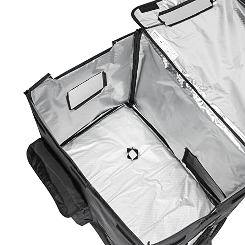 BougeRV 37 Quart Insulated Protective Cover, 12 Volt Portable Refrigerator Cover E35 Fridge, Portable Refrigerator Bag for Dual Zone Refrigerator (Refrigerator NOT Included)