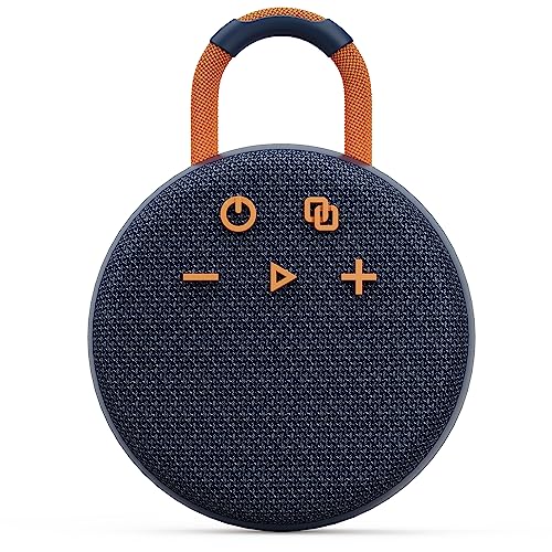 Bluetooth Speakers,MusiBaby Speakers,Waterproof Speaker,Portable Speaker,Dual Pairing,Bluetooth 5.2,Loud Stereo,Booming Bass,1500 Mins Playtime for Home,Travel,Pool,Shower Speaker(Navy Blue)