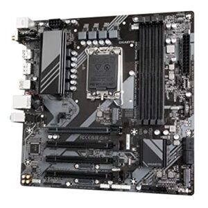 GIGABYTE B760M C (LGA 1700/ Intel/ B760/ Micro ATX/ DDR5/ M.2/ PCIe 4.0/ USB 3.2 Gen 2 Type-C/Realtek Wi-Fi 1GbE LAN/Q-Flash Plus/PCIe EZ-Latch/Motherboard)