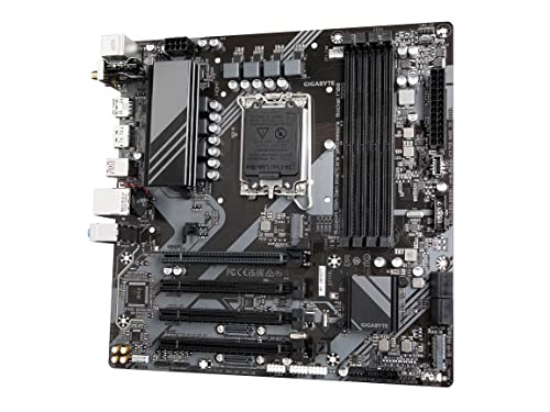 GIGABYTE B760M C (LGA 1700/ Intel/ B760/ Micro ATX/ DDR5/ M.2/ PCIe 4.0/ USB 3.2 Gen 2 Type-C/Realtek Wi-Fi 1GbE LAN/Q-Flash Plus/PCIe EZ-Latch/Motherboard)