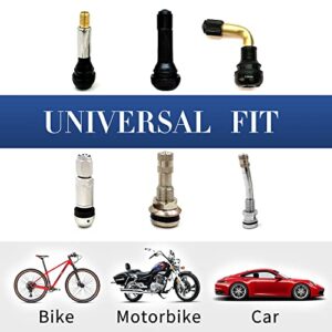 4pcs tire valve stem caps, aluminum tire valve cap set, universal stem covers for cars trucks motorcycles suvs and bikes