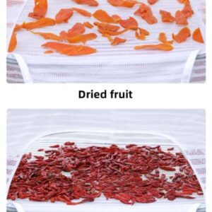 ENVEED 2pc Drying Rack 1-3 Layers Folding Fish Mesh, Non-Toxic Polyester Fiber Netting, Hanging Drying Fish Net, for Shrimp Fish Fruit Vegetables Herb, with Zipper (3 Layers 40 * 60cm)