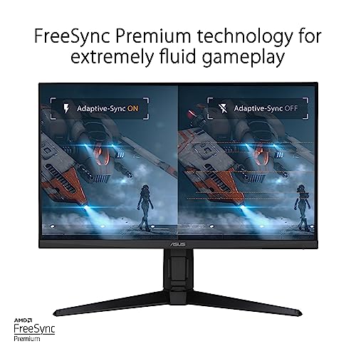 ASUS TUF Gaming 27” 1440P Gaming Monitor (VG27AQML1A) - QHD (2560 x 1440), 260Hz, 1ms, Fast IPS, Extreme Low Motion Blur Sync, G-SYNC Compatible, Freesync Premium, Variable Overdrive, DisplayHDR™ 400