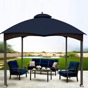 SCOCANOPY Replacement Canopy Top for The Lowe's Gazebo Model #GF-12S004B-1 / GF-12S004BTO (Navy Blue)