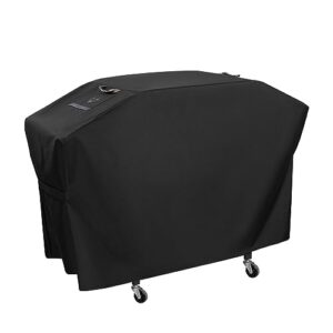 griddle cover for blackstone 28 inch griddle with hood,rip-proof upgraded heavy duty material griddle cover,waterproof uv & fade resistant flat top gas grill cover with strap and air vent