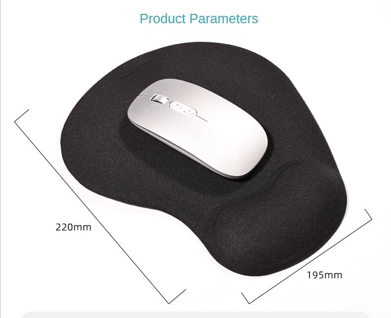 MECOSEN Ergonomic Mouse Pad with Wrist Support Gel Mouse Pad, Comfortable Computer Mouse Pad for Laptop for Office & Home