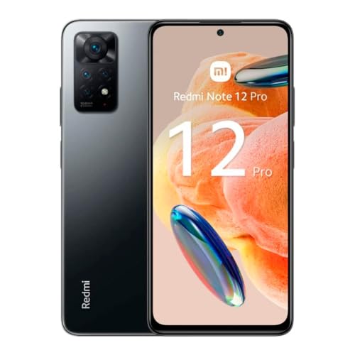 Xiaomi Redmi Note 12 Pro 4G (128GB + 8GB) Factory Global Unlocked 6.67" 108MP Pro Triple Camera (Tmobile/Metro Tello/Mint USA Market) + Extra (w/Fast Car Charger Bundle) (Graphite Gray (Global))