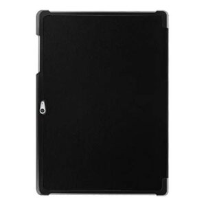 ZZOUGYY for Microsoft Surface 3 1645 1657 Tablet Smart Cover, Ultra Slim Folio Stand Lightweight with Sleep/Wake Up Function Leather Case for Surface 3 10.8" (KST-Black)