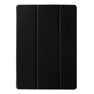 ZZOUGYY for Microsoft Surface 3 1645 1657 Tablet Smart Cover, Ultra Slim Folio Stand Lightweight with Sleep/Wake Up Function Leather Case for Surface 3 10.8" (KST-Black)