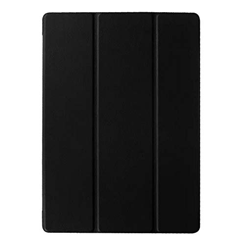 ZZOUGYY for Microsoft Surface 3 1645 1657 Tablet Smart Cover, Ultra Slim Folio Stand Lightweight with Sleep/Wake Up Function Leather Case for Surface 3 10.8" (KST-Black)