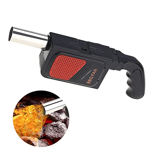 Handheld Electric BBQ Fan, Portable Handheld Electric BBQ Fan Blower for Barbecue Fire Bellows Outdoor Picnic Camping Cooking Lighter Tools