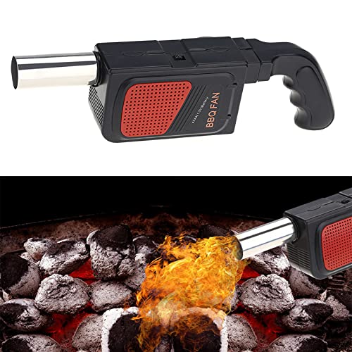 Handheld Electric BBQ Fan, Portable Handheld Electric BBQ Fan Blower for Barbecue Fire Bellows Outdoor Picnic Camping Cooking Lighter Tools