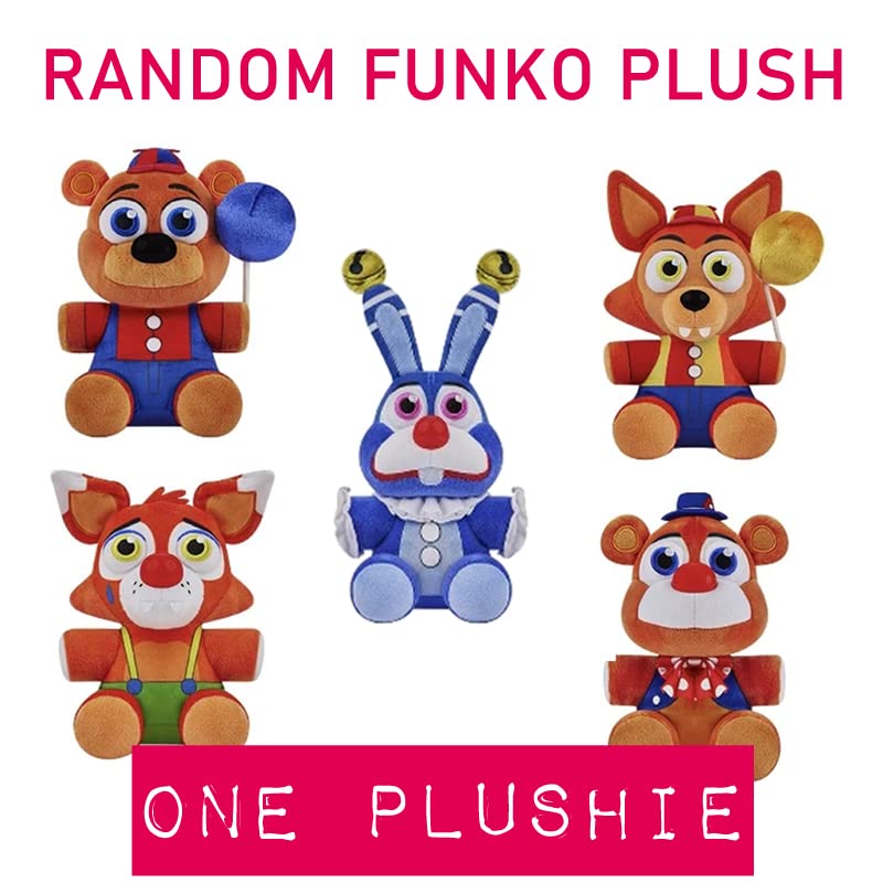 Funko Plushies Five Nights at Freddy's Circus Plush Collectible Plush (One Random) FNAF Plushies and 2 My Outlet Mall Stickers