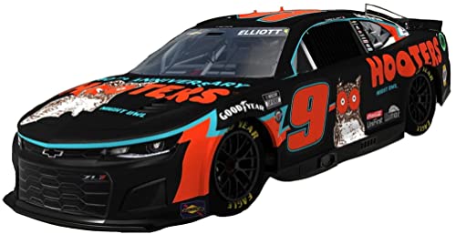 Salvinos J/R Model 1/24 NASCAR 2023 Camaro ZL1 Hendrix Motorsport Chase Elliott Hooters Plastic Model SJMHMC2023CEH