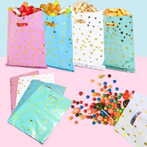 iefoah 40PCS Birthday Party Favor Bags for Kids, Plastic Birthday Goodie Bags for Boys Girls, Durable Return Gift Bags for Party