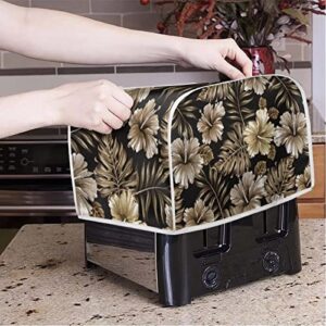 FKELYI Chicken Rooster Toaster Dust Cover for Home Kitchen Decor 2 Slice Toaster Oven Cover Washable Small Bread Toaster Dust Covers