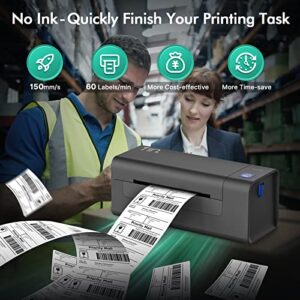 TIN Thermal Label Printer, Thermal Shipping Label Printer 4x6 for Small Business, Label Maker Compatible with Amazon, Ebay, Shopify, FedEx, UPS, USB Label Printer Supports Windows, MacOS, Chromebook