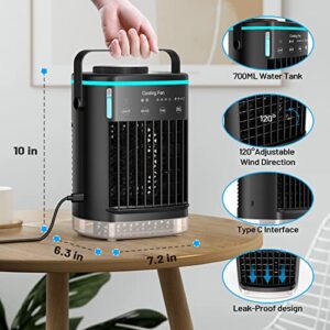 Portable Air Conditioners, Mini Air Conditioner Portable for Room, Small Portable Evaporative Air Cooler Misting Fan