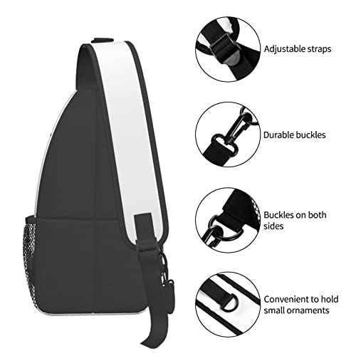 Baseball Chest Sling Bag Casual For Women Men Crossbody Sling Backpack Shoulder Bag For Travel Hiking Gym