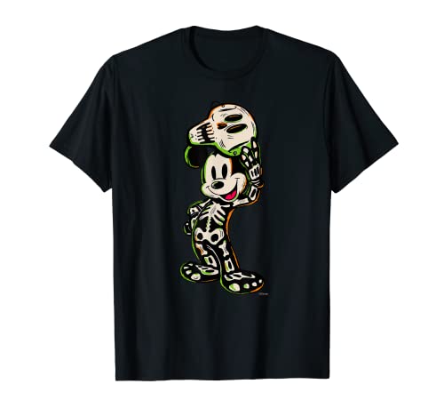 Disney 100 Mickey Mouse Halloween Classic Skeleton Costume T-Shirt