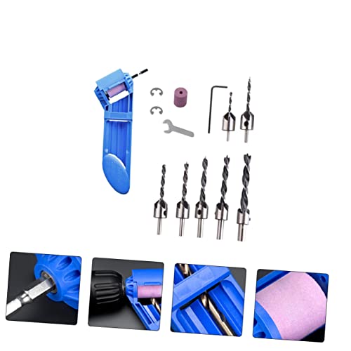 Angoily 1 Set Burr Device Set Diamond Drill Bits Electric Sharpener Wisking Tool Electric Drill Wheel Polisher Electric Drill Grinder Set Diamond Drill Bit Set Sharpening Tool Drill Set