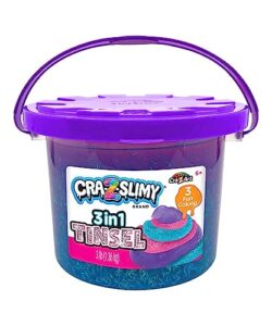 cra-z-slimy tricolor tinsel bucket