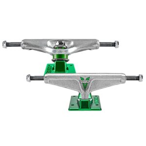 venture skateboard trucks v-light og v green hollow 5.2 high (8.0") pair