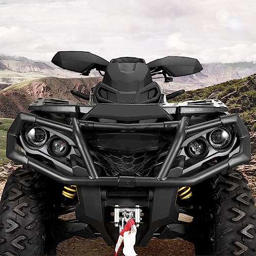 Front & Rear Bumper for Can Am Outlander 570 1000 XMR Accessories, A & UTV PRO Front Brushguard Protect for 2012-2022 Can-Am G2 450 500 650 800 850 MAX, Replace OEM # 715004837, 715004920, 2 Set