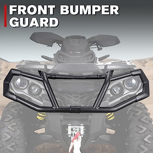 Front & Rear Bumper for Can Am Outlander 570 1000 XMR Accessories, A & UTV PRO Front Brushguard Protect for 2012-2022 Can-Am G2 450 500 650 800 850 MAX, Replace OEM # 715004837, 715004920, 2 Set