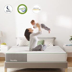 Novilla King Mattress, 10 Inch Gel Memory Foam Mattress King Size for Cooling Sleep & Pressure Relief, Medium Firm with Breathable Bamboo Cover, Mattress in a Box, Lullaby