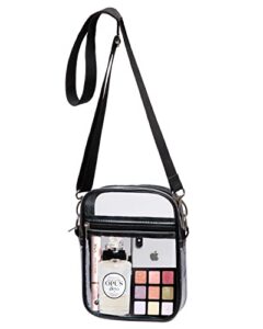 lxccxm clear bag stadium approved - clear crossbody bag for women and men purse bag for concerts sports events