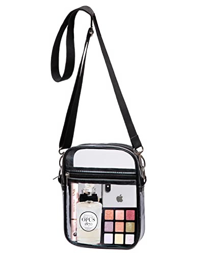 LXCCXM Clear Bag Stadium Approved - Clear Crossbody Bag for Women and Men Purse Bag for Concerts Sports Events