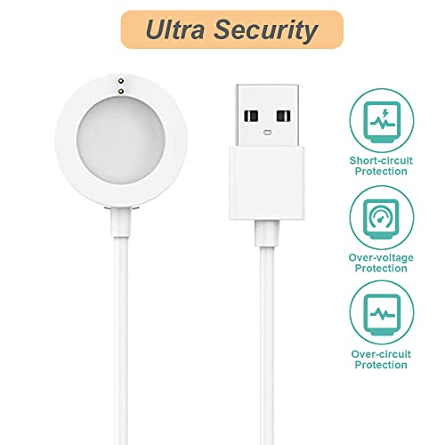 Charger for Fossil Gen 4, Gen 5, Gen 5E, Gen 6 & Charging Cable for Michael Kors Gen 4 5 5E 6 Smart Watch (3.3ft/1m, White)