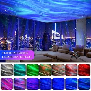 OAEBLLE Star Projector, Galaxy Light Projector for Bedroom, Remote Control White Noise Bluetooth Speaker Aurora Projector, Night Lights for Kids Room, Adults Home Theater, Party, Living Room