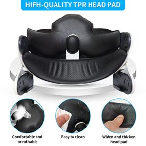 UYGHHK Adjustable Head Strap for Oculus Quest 2, Replacement for Elite Strap, Enhanced Support and Comfort in VR