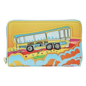 Loungefly The Beatles Magical Mystery Tour Bus Zip Around Wallet