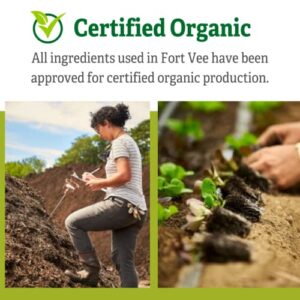 Vermont Compost Company Fort Vee - Organic Potting Soil Mix | High-Nutrient Compost-Based Potting Soil for Indoor & Outdoor Container Seed Starting, Plants & Vegetables Organic Gardening | 40 Quarts