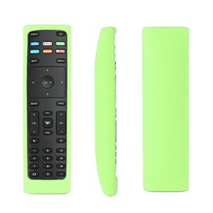 TOKERSE Glow Case for Vizio XRT136 / Vizio XRT140 Remote Control - Silicone Cover for VIZIO XRT136 XRT140 Smart TV Remote Control Replacement Holder Skin Sleeve Case Cover Glow in The Dark - Green