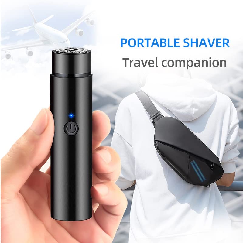 Mini Shaver Portable Electric Shaver, Electric Razor for Men, USB Rechargeable Shaver Easy One-Button Use for Home,Car,Travel