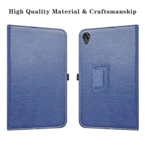 JRTAL Compatible with TCL TAB 8 LE Case/TCL TAB 8 Plus Case/TCL TAB 8 WiFi Case,PU Leather Slim Folio Stand Cover for 8" TCL TAB 8 LE 9137W/TCL TAB 8 Plus 9138S/TCL TAB 8 WiFi 9132X1,Blue