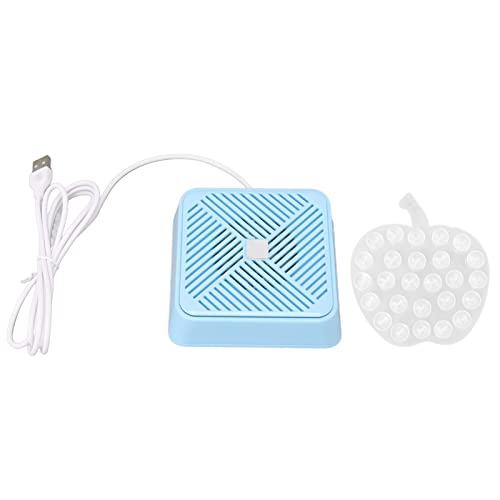 Mini USB Ultrasonic Dishwasher, Portable USB Dish Washing Machine Cleaner Wshing Tools for Dishware Fruit Vegetable, Compact Turbo Washer for Home Kitchen Apartment (Blue)