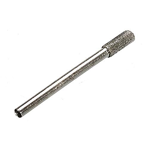 JKUHA 10PCS 4mm Diamond Coated Cylindrical Burr Chainsaw Sharpener Stone File Chain Saw Sharpening Carving Grinding Tools